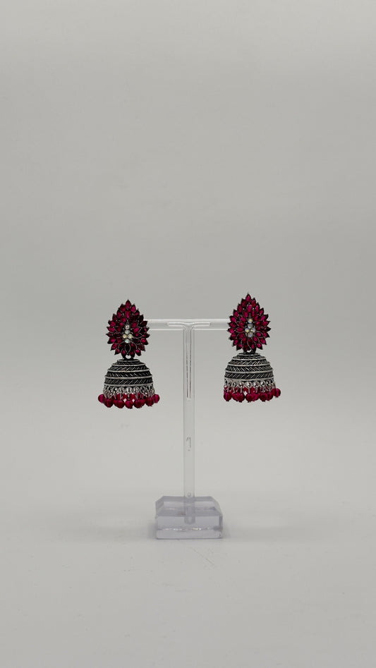 Floral Elegance Jhumka