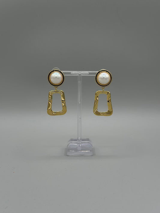 Elegance Pearl Drop Earrings